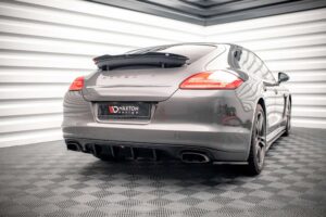 Добавка за дифузьор Porsche Panamera 970 2009-2013 черен лак