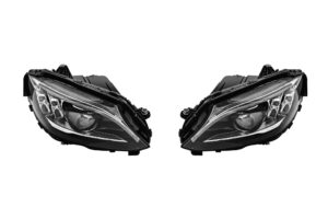 LED фарове New Design Mercedes C Class W205 S205 2014-2018 хром
