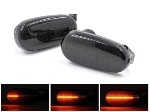 LED динамични мигачи с опушена основа за Alfa Romeo 147, GT, MiTo и Fiat Bravo