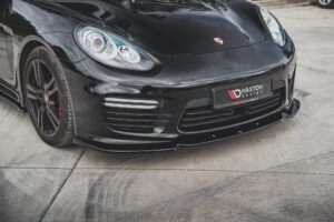 Спойлер черен лак за предна броня за Porsche Panamera 970 Turbo (2013-2016)