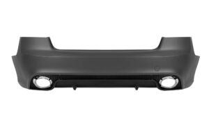 Задна RS5 броня за Audi A5 Coupe Cabrio 2007-2016 с хром накрайници